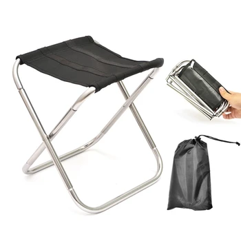 

Lightweight Outdoor Fishing Chair Portable Folding Backpack Camping Oxford Cloth Foldable Picnic Fishing Chair With Bag