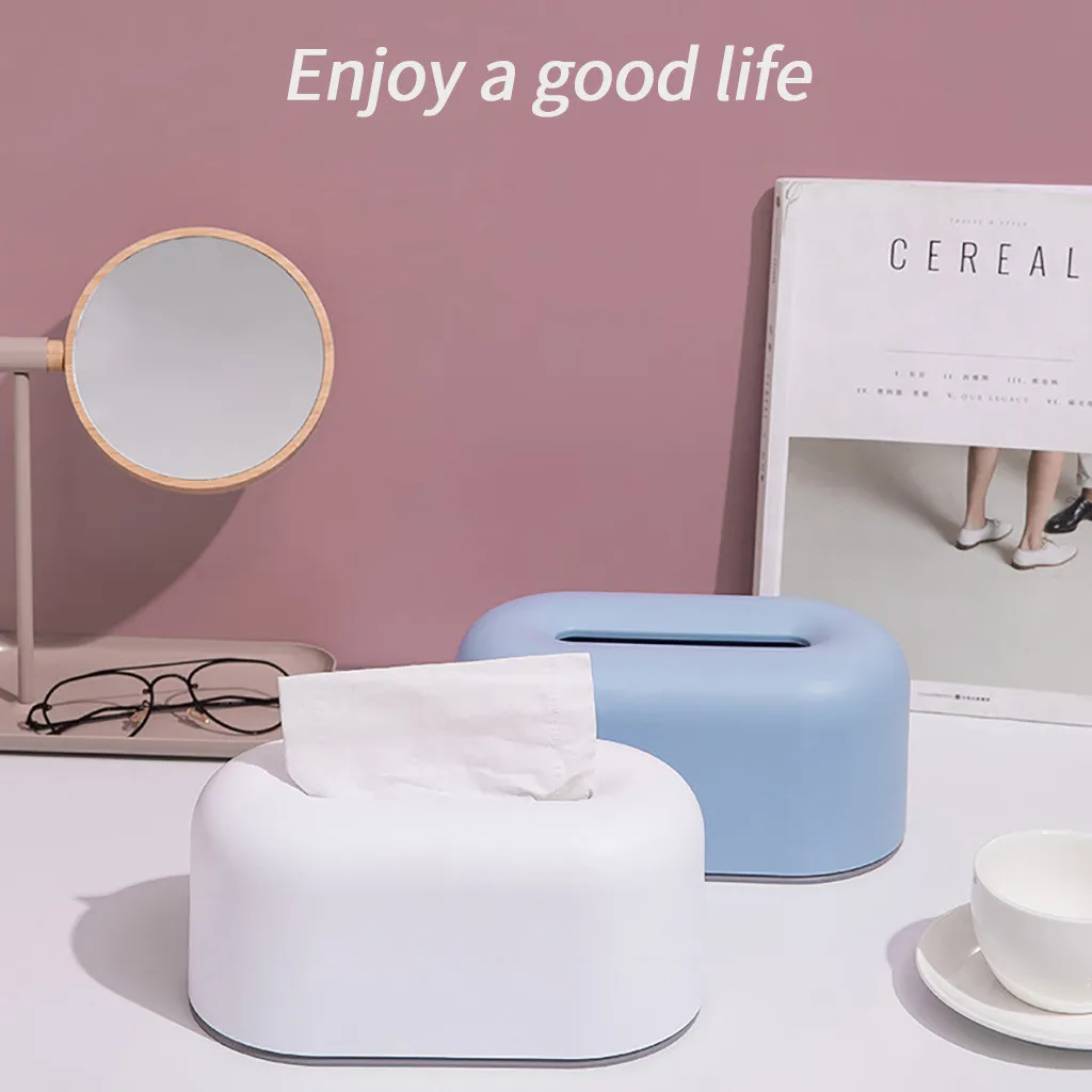 Tissue Box Carton Household Napkin Bedroom Paper Towel Receiving Box Home desktop coffee table dustproof smooth tissue box