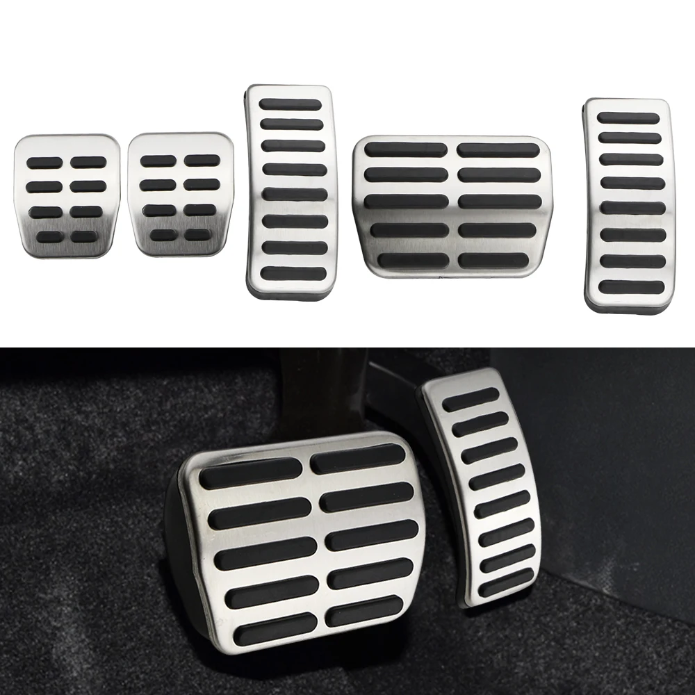 Zeratul Auto Pedals Gas Brake Car Pedal Pad Cover for Volkswagen VW Polo 6N 6N2 9N 9N3 6R Hatchback Sedan 1996-AT MT car accessories car pedals pedal cover stainless steel pedal cover