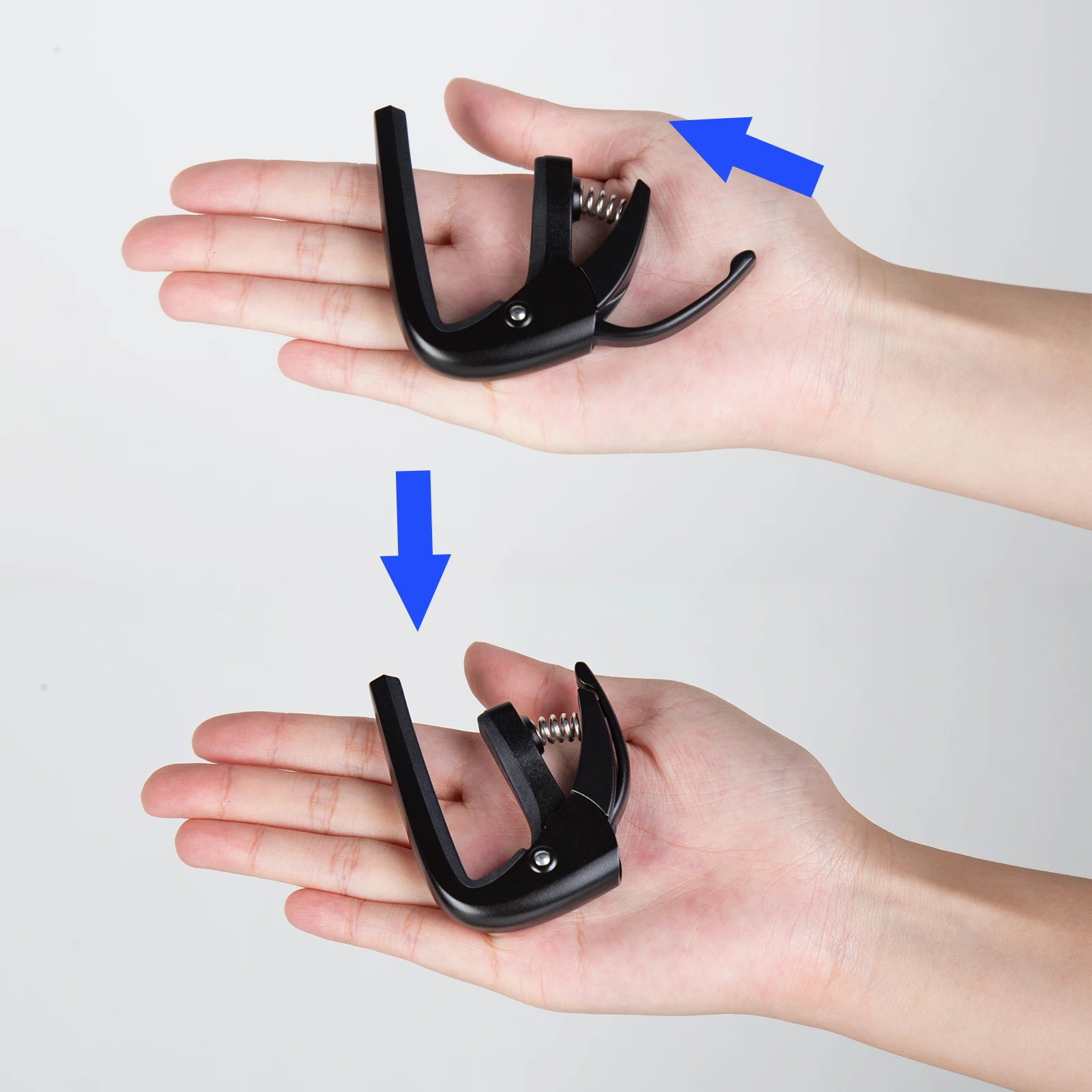 de guitarra de metal capo para guitarra elétrica ukulele banjo