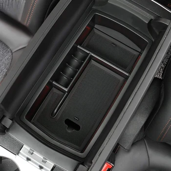 

Car Armrest Box Storage Box Central Storage Pallet Tray Organizer for Peugeot 3008 3008GT 2017 2018