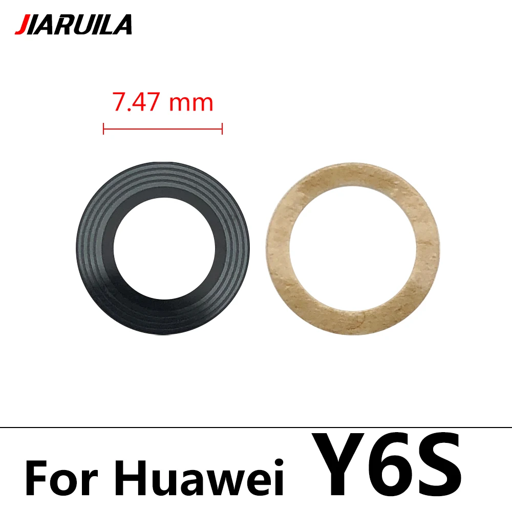 Protection D'objectif En Verre Trempé Pour Huawei Y6S (caméra Arrière) - Film Transparent Ultra-fin