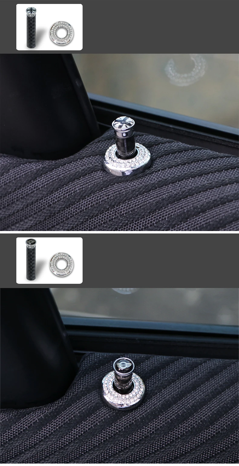 Автомобильный Дверной Болт декоративная крышка внутренняя отделка Стайлинг Аксессуары для BMW MINI Cooper S F54 F55 F56 R60 R52 R53 R55 R56 R60 R61