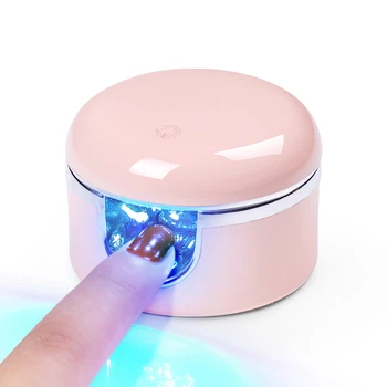 

3W Mini UV LED Nail Gel Lamp Wireless Portable USB Cable One Finger Light Curing Nail Dryer Machine Nail UV Lamp Nail Dryer