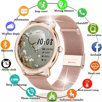 Luik 2021 Nieuwe Slimme Horloge Vrouwen Mannen Activiteit Tracker Hartslag Bloeddrukmeter Waterdichte Vrouwen Smartwatch Voor Xiaomi