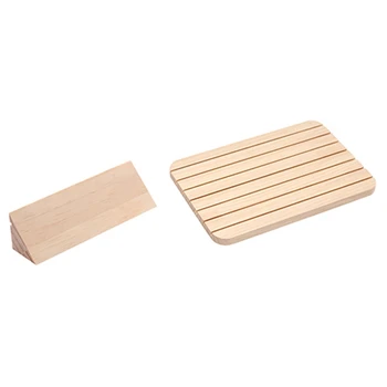 

Unpainted Geometry Plain Wooden Hook Drop Dangle Earrings Jewelry Holder & Rings Display Tray Wooden Round Ring Holder