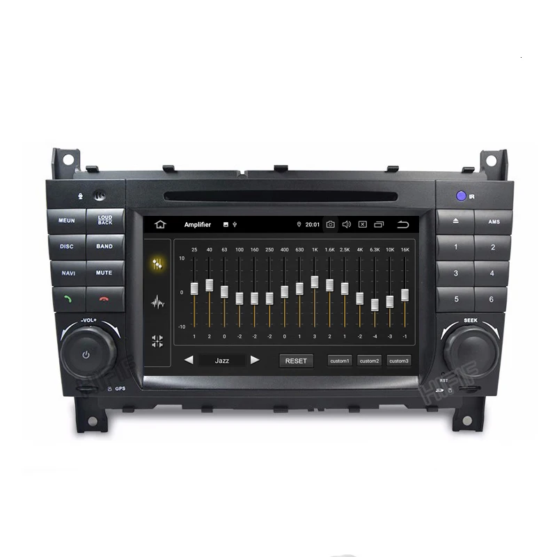 Flash Deal Android 9.0 4G 2 DIN Car DVD GPS For Mercedes /Benz W203 W209 W219 A -Class A160 C -Class C180 C200 CLK200 radio stereo 5