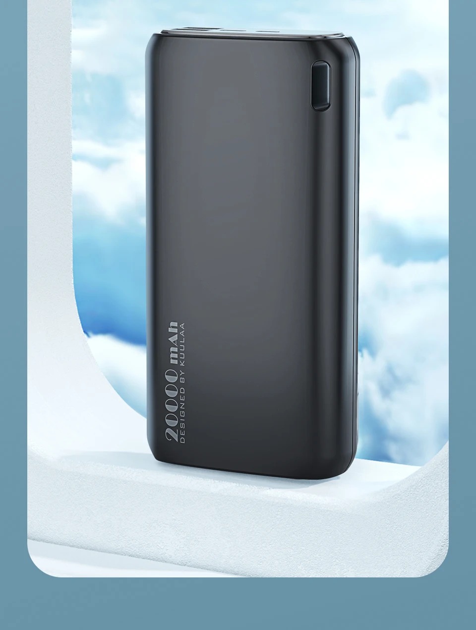 KUULAA Power Bank 20000mAh Portable Charging Poverbank Mobile Phone External Battery Charger Powerbank 20000 mAh for Xiaomi Mi power bank 30000mah
