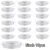10pcs Garden Plant Saucer Drip Tray Round Flower Pot Base Plastic Clear Snack Container Desktop Trash Storage 6/8/10 Inch 