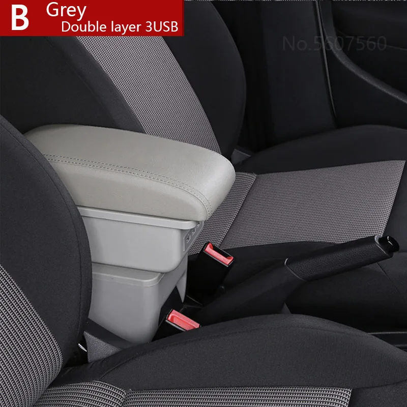 Accoudoir Central AutoSunShine - Cuir Avec Rangement Et Porte-gobelet - Pour Suzuki Swift 2008-2017