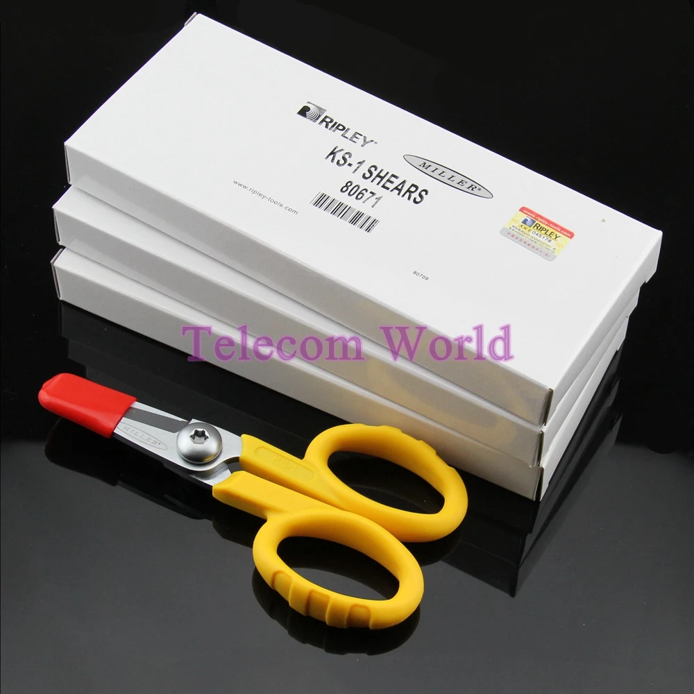 Free shipping Original MILLER KS-1 Kevlar Shears 80671 Optical Fiber Cable kevlar scissors cutter FTTH tools | Мобильные телефоны и