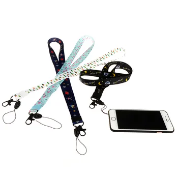 

4styles Cute Cartoon Lanyard For Phones MP3 USB Flash Drives Keys Keychains ID Name Tag Badge Holders
