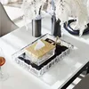 European Crystal Resin Tissue Box Creativity Relief Decorative Living Room Modern Paper Boxes Hotel Front Desk Tissues Organizer 4