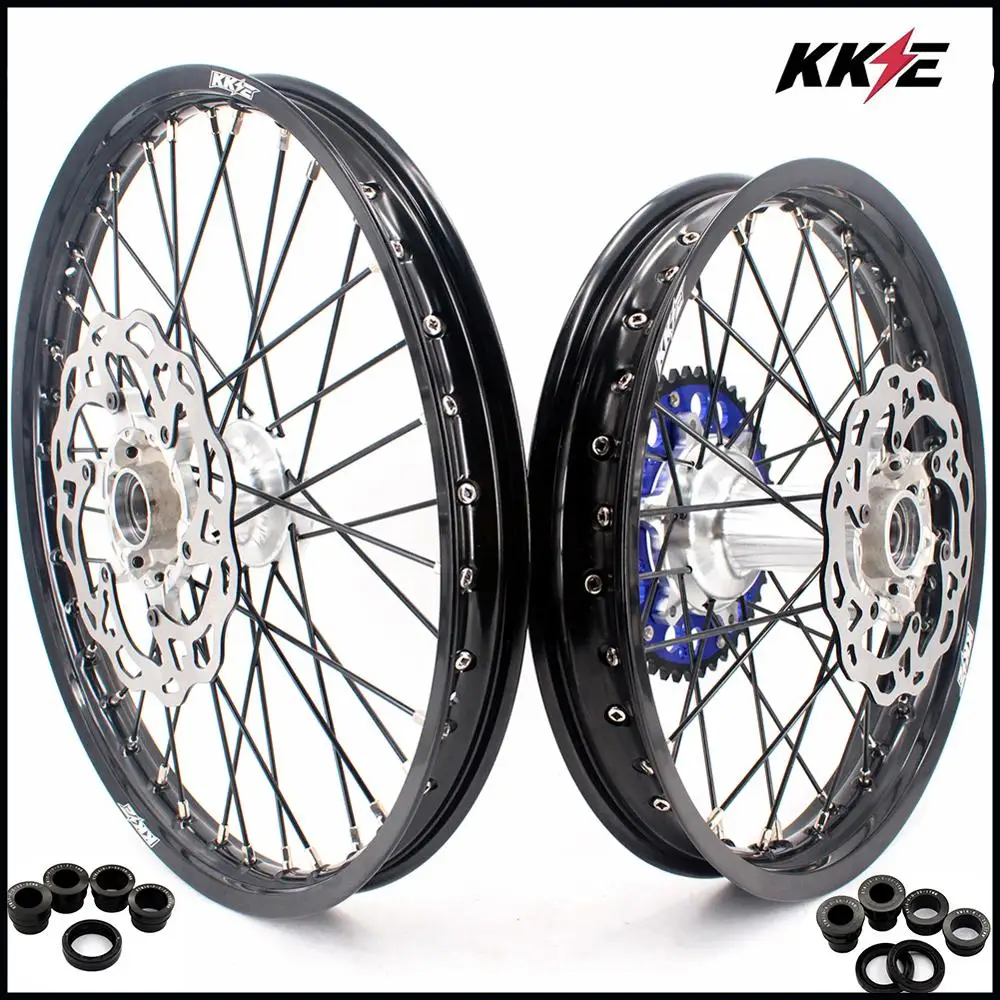 KKE 21/18 литье полный набор колес для HUSQVARNA TE TC FE FC 125CC-450CC- синий Sproket