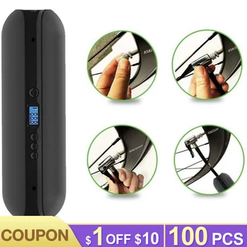 

CYCPLUS Intelligent Rechargeable Portable Car Tire Bike Pump Pressure Auto Electric Air Inflator Bicycle Pump with LCD Display