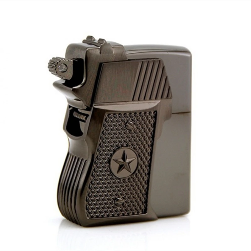 

ZORRO Metal Flint Gasoline Lighter Kerosene Oil Free Fire Lighter Windproof Portable Kerosene Cigarette Lighter Gadgets For Men