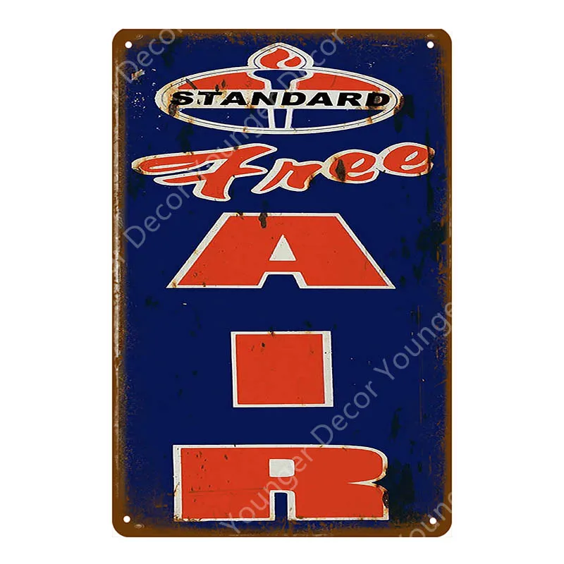 YD8457B Esso Castrol Texaco винтажные металлические жестяные знаки моторное масло автомобильные шины Плакат Бар Паб Гараж Декор Ретро настенная живопись табличка - Цвет: YD8457B