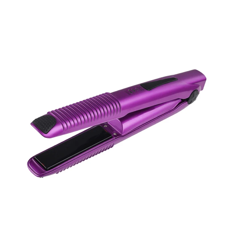 2 in 1 Wireless Hair Straightening Iron Ceramic Curling Iron USB Rechargeable Hair Curler