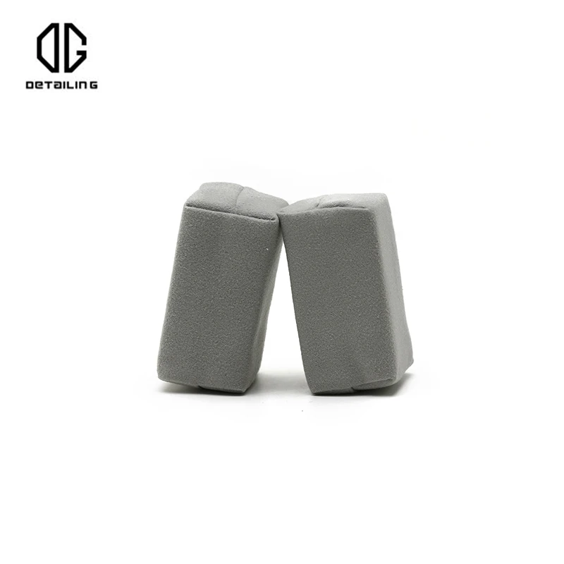 DETAILING 5pcs/pack Car Liquid Coat Tool Ceramic Coating Sponges Applicator Pads with Microfiber Suede Cloth