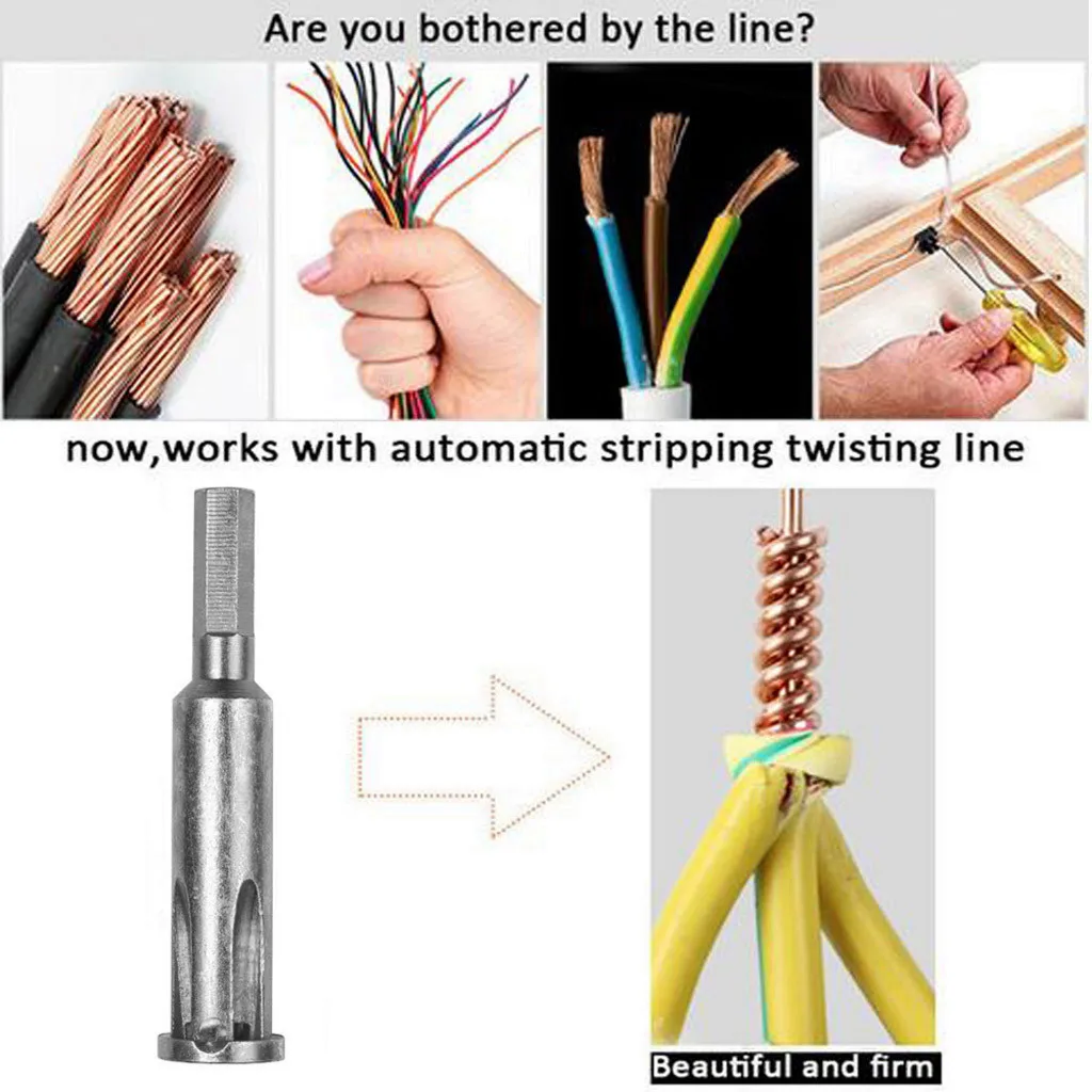 Electrical Wire 5-Hole Electrician Universal Automatic Wire Stripping And Doubling Machine Connector