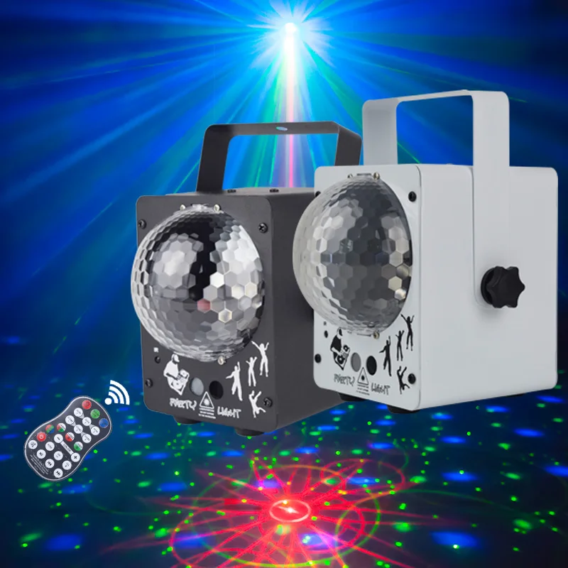 WUZSTAR 60 шаблон кристалл магический шар проектор Лазерный светильник LED смешанный