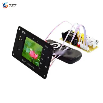 

TZT 7V-24V Clock Timing Switch Decoder Multimedia Playback 2.8-inch LCD MP4 MP5 Video Decoding Board with Voltage Regulator