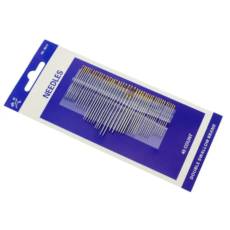 Multi-size Sewing Needle Stainless Steel Golden Embroidery Fabric Cross Stitch Needles Kit Tools Sewing Handmade Needles sewing needles,sewing knitting tools
