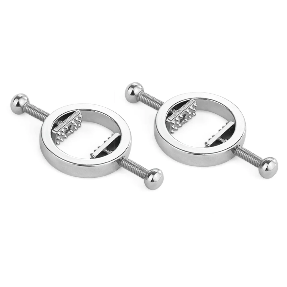 Nipple Clips SM Game Bondage Restraint iKenmu Stainless Steel Metal High Quality BDSM Breast Clamps Sex Toy for Couples Fun Nipple Clips SM Game Bondage Restraint iKenmu Stainless Steel Metal High Quality BDSM Breast Clamps Sex Toy for Couples Fun