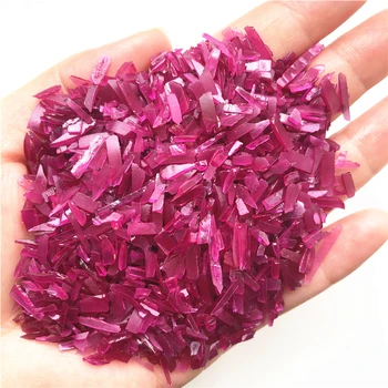 

8-20mm Natural Red Diamond Jade Ruby Crystal Gravel Stones Decoration Reiki Healing Natural Quartz Crystals 50g