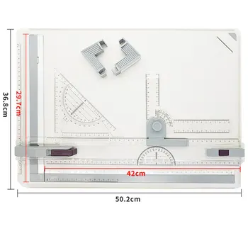 

Professional A3 Drawing Table Technical Board with Drawing Head Machine HUG-Deals