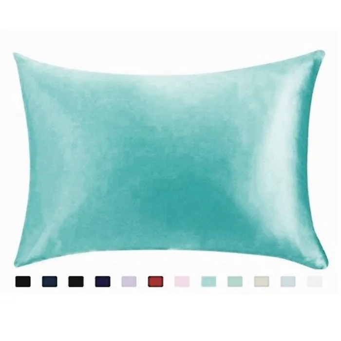 100% Silky Satin Hair Beauty Pillowcase Standard Queen 1PC 4