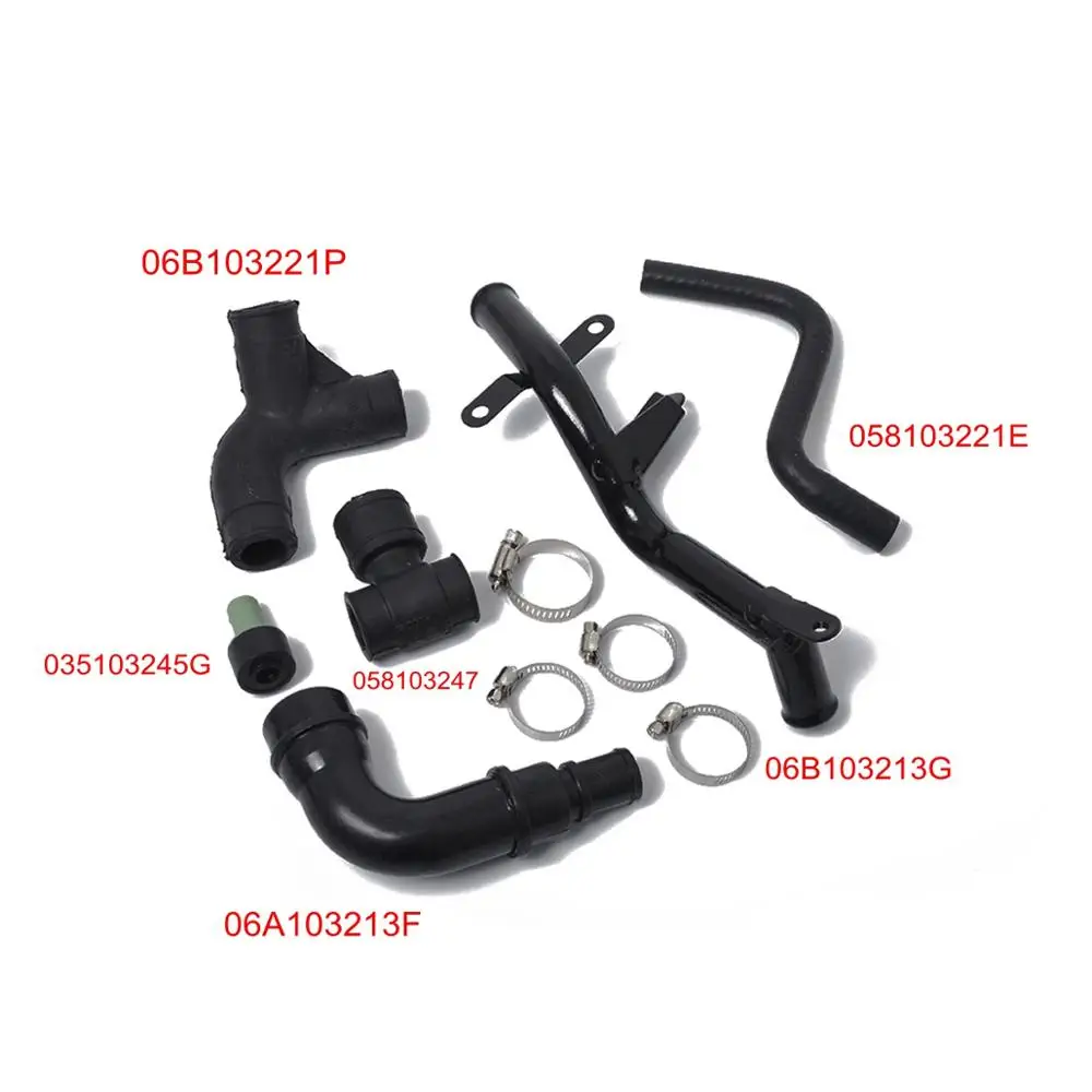 06A103213F двигатель Сапун Картера шланг комплект для VW Passat B5 Audi A4 A6 Skoda Superb 1,8 T 06B103213G