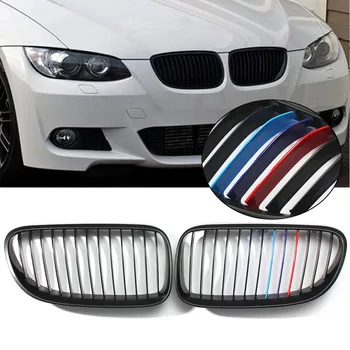

For BMW 3 Series E92 E93 2 Door 2010 2011 2012 2013 2014 Car replacement Grills Matte Black M Front Bumper Kidney Grill