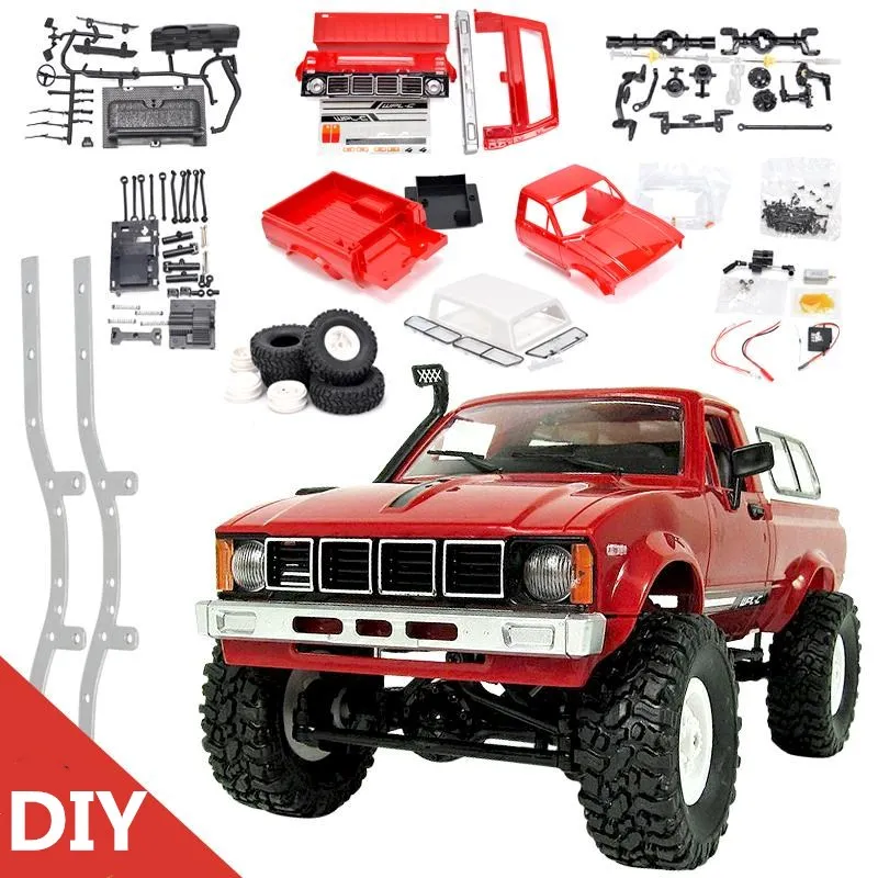 WPL C24 2 4G DIY Радиоуправляемый автомобиль с дистанционным управлением внедорожник
