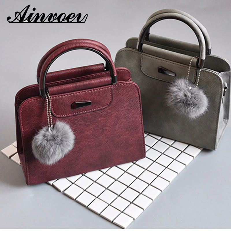 Ainvoev New Rivet handbag Ladies Casual Crossbody BagsLAN LOU Women Bag Shoulder bag For women 2020 High Quality Fashion | Багаж и сумки