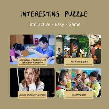 

Durable High Carbon Steel 25pcs/Set Thinking Game Home Fitness Stress Reliever Toys Jigsaw Puzzle Lock Child