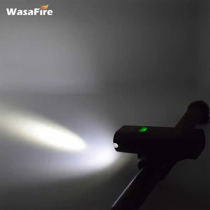 WasaFire, Перезаряжаемый USB велосипедный светильник, 7 режимов, умный датчик, велосипедный головной светильник светодиодный, велосипедный передний светильник, вспышка, светильник luces bicicleta