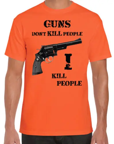 Happy Gilmore Вдохновленный Guns Don't I Kill People забавный фильм для гольфа новый летний