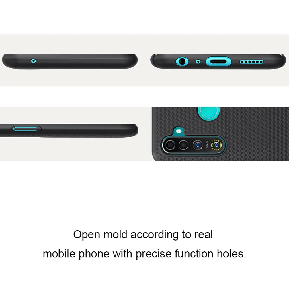 Для Realme 5 Pro Чехол прочный Чехол, Nillkin противоударный чехол для Realme 5 Pro Мобильный телефон Матовый Щит Жесткий