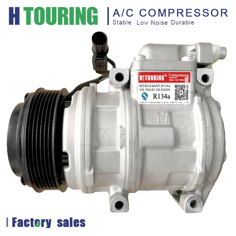 Компрессор переменного тока 10pa17c Для SsangYong Rexton Rodius 2003-2013 6651303011 6652300011 6651303111 6652300111
