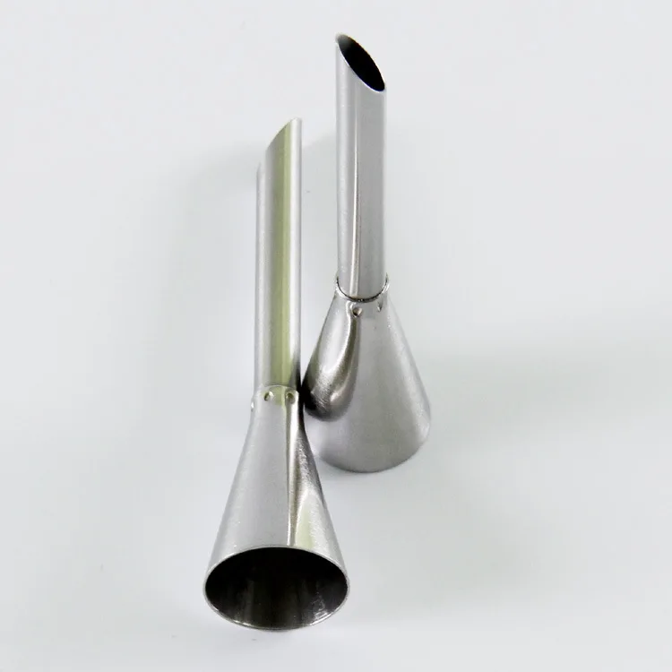 304 Stainless Steel Puff Decorating Nozzle Squeeze Flower Tip Squeeze Puff Cream Filling Flower Tip-(Single Pack