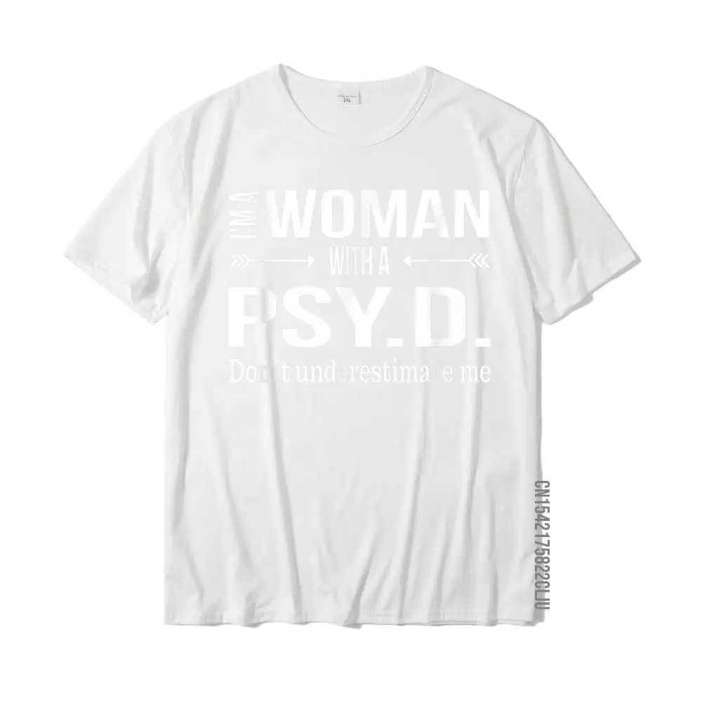 Normal T-Shirt Family O Neck Printed On All Cotton Men Tees Summer Short Sleeve Tee-Shirt Wholesale Funny PsyD Gifts Women Doctorate Psychology New Psychologist T-Shirt__30889 white
