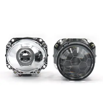 

Car Headlight Bulb Blue Film Football Shape Dual Light Lens Motorcycle Accessory