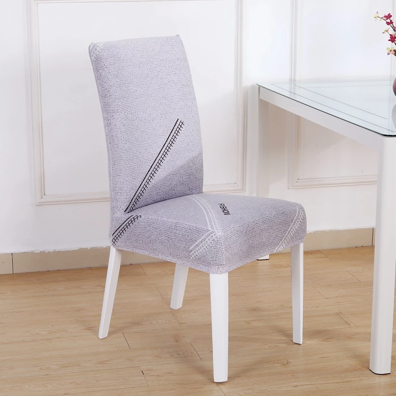 Yaapeet 1pc Chair Cover Removable Thick Plush Slipcover Restaurant For Wedding Party Dining Room Kitchen Table Chair Covers - Цвет: 7