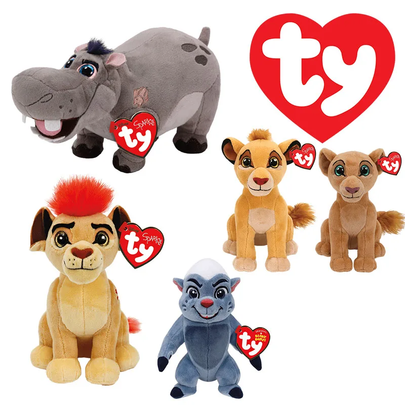 Nuovo 8 "20 Cm Ty Beanie Peluche Ripiene Animali Bambola The Lion King Simba Soft Kids Doll Young Simba Big Eye Giocattoli Regalo Di Compleanno