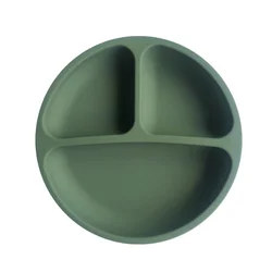 Portable Silicone Dining Plates Solid Cute Cartoon Children Dishes Training Tableware Kids Feeding Bowls Baby Safe Bowl No BPA