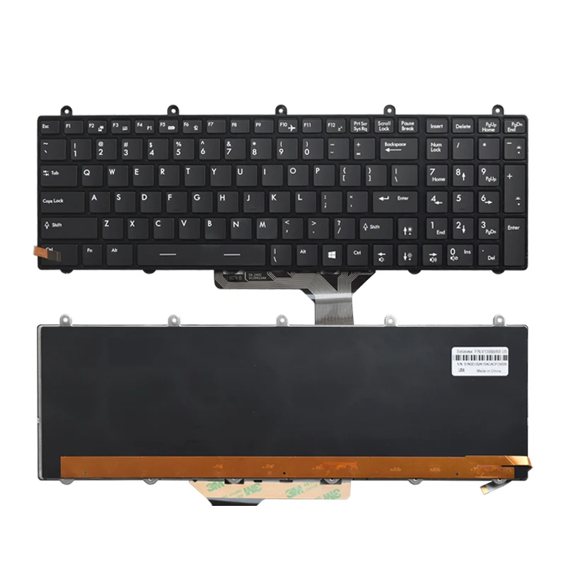 Teclado do Portátil para Msi Ge60 Ge70 Ms16ga Ms-16gh Ms-16gf Ms-16gd com Luz de Fundo - Imagem 2