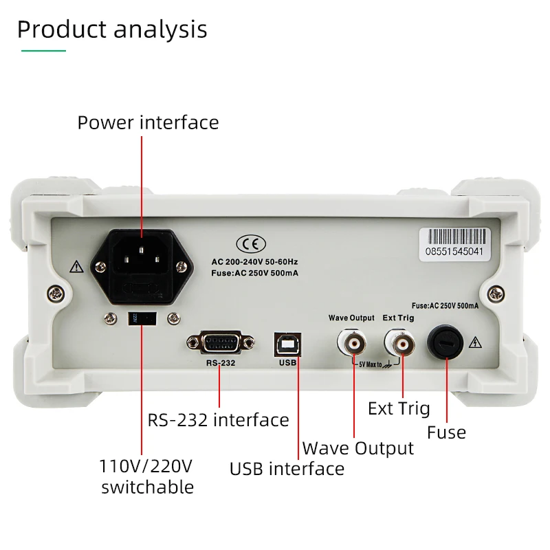 ET3255 Высокоточный настольный цифровой мультиметр 5 1/2 3,5 ''TFT lcd USB RS232 LAN измеритель емкости измерения частоты