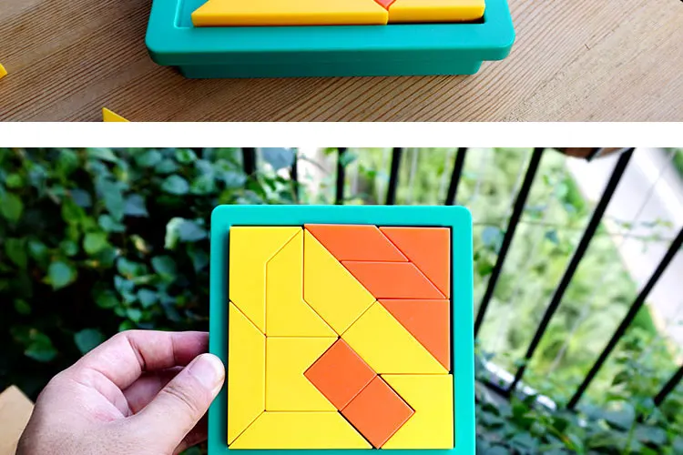 Новая креативная головоломка Tangram Teaser, детские развивающие игры, игрушки для детей, настольная игра для вечеринок