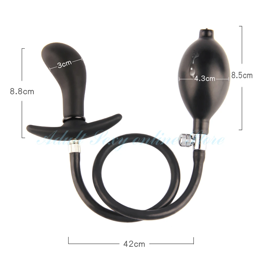 Inflatable Big Anal Ball Dildo Butt Plug for Women Men